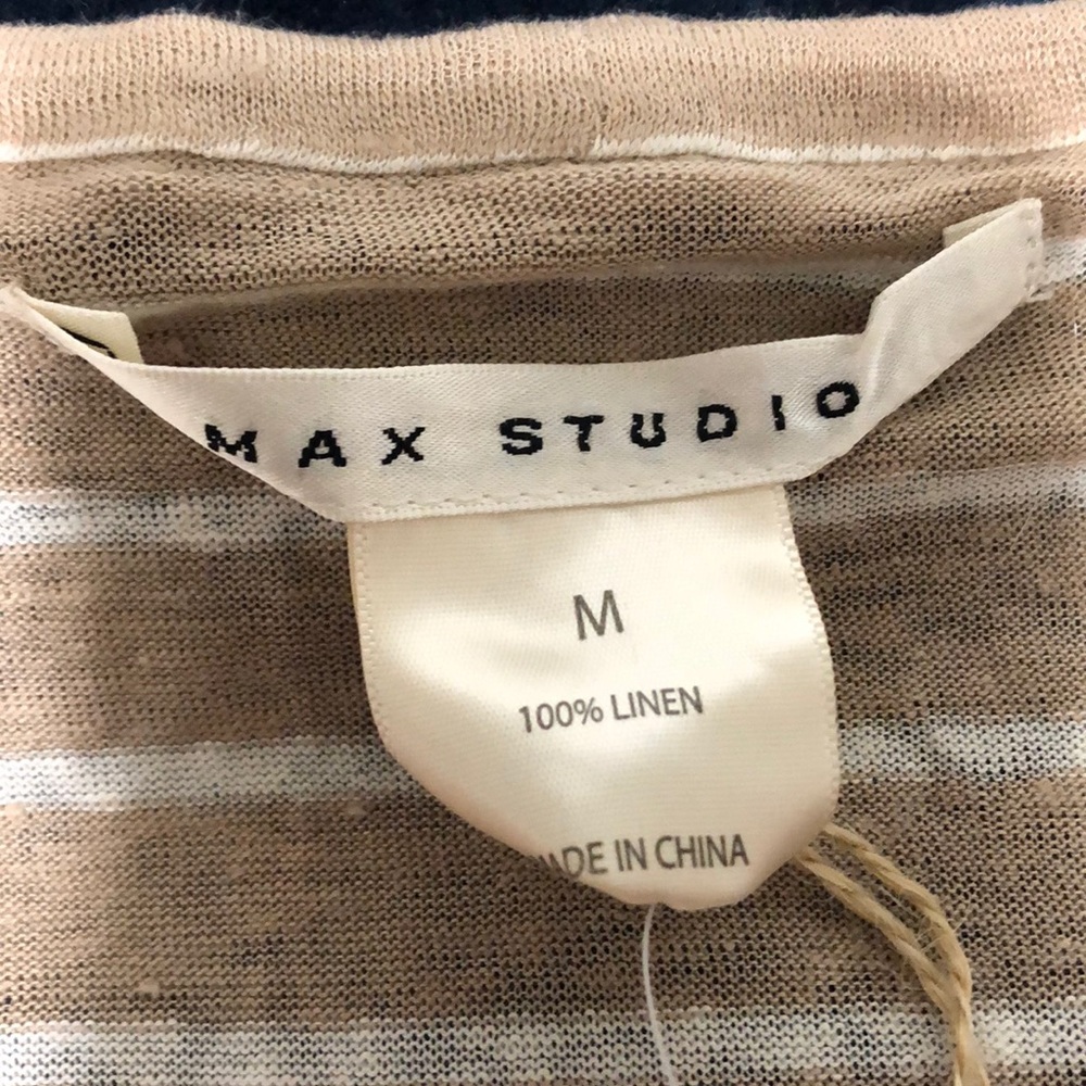 Max Studio Linen top medium - Picture 4 of 6